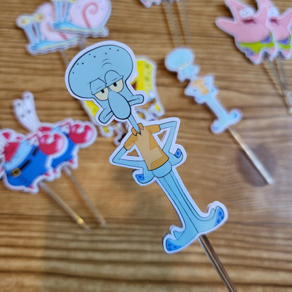 Sponge Bob - Cupcake Toppers