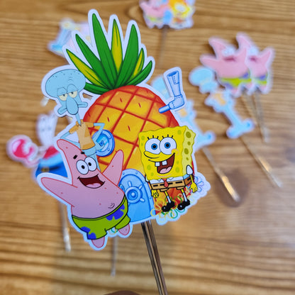 Sponge Bob - Cupcake Toppers