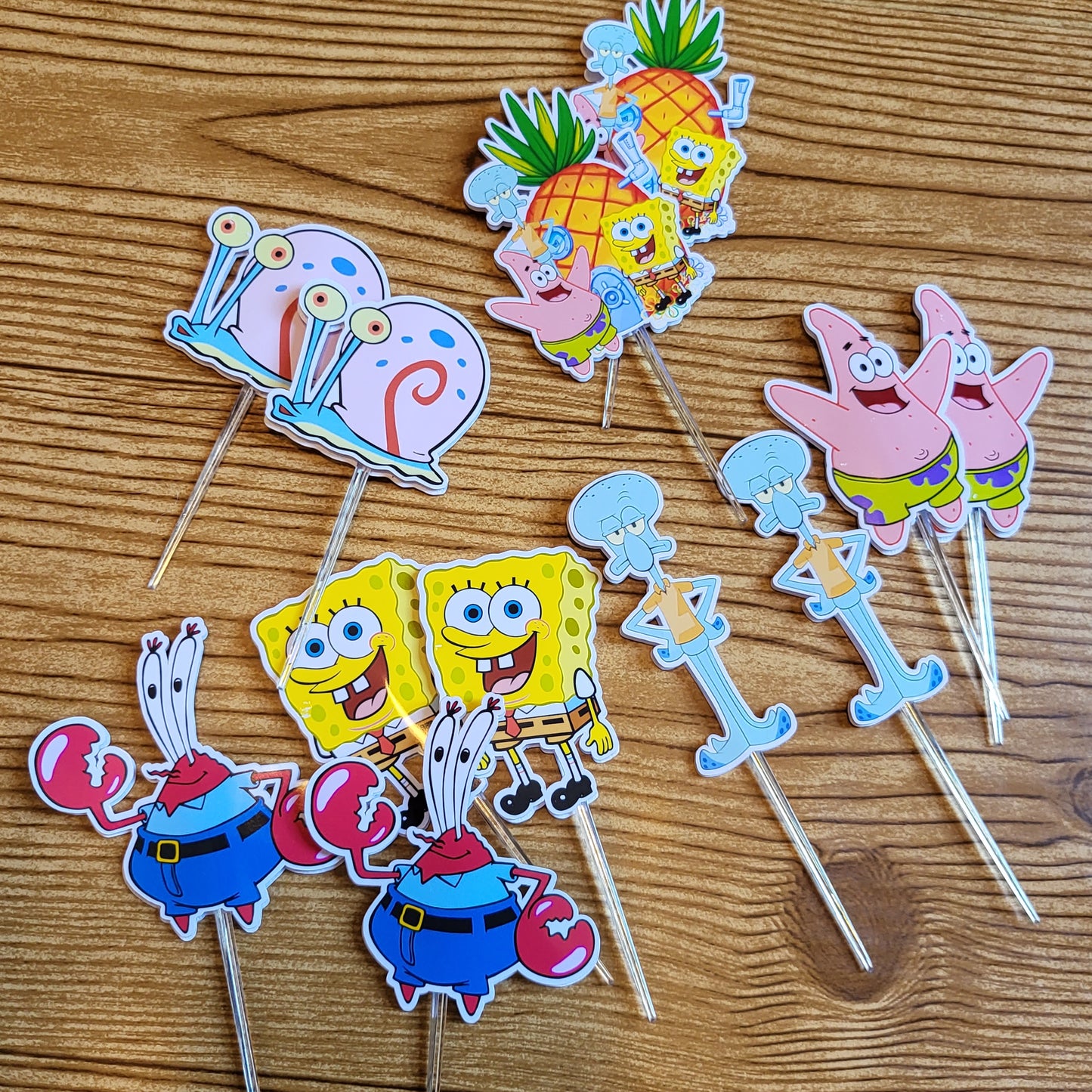 Sponge Bob - Cupcake Toppers