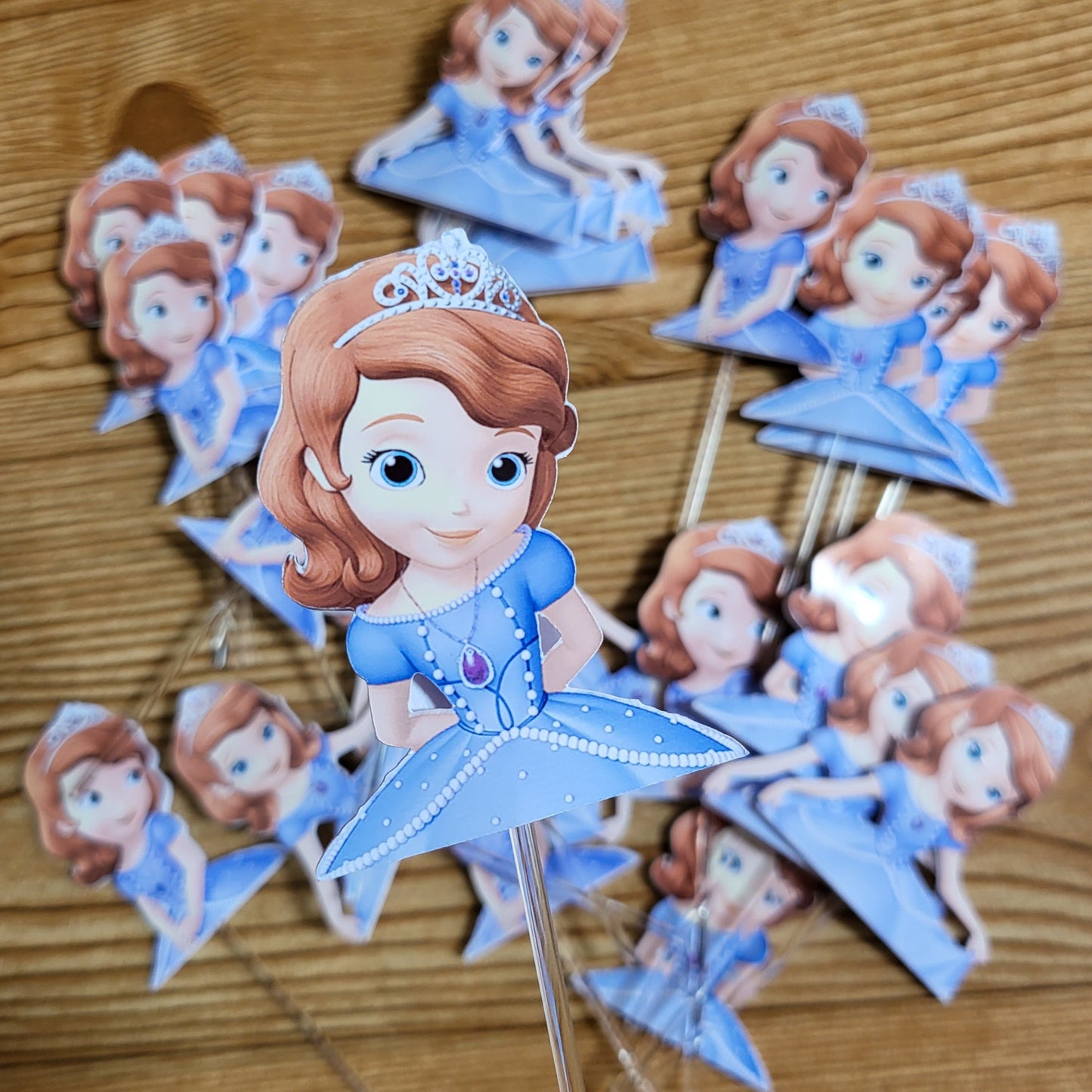 SOPHIA THE FIRST- Cupcake Toppers