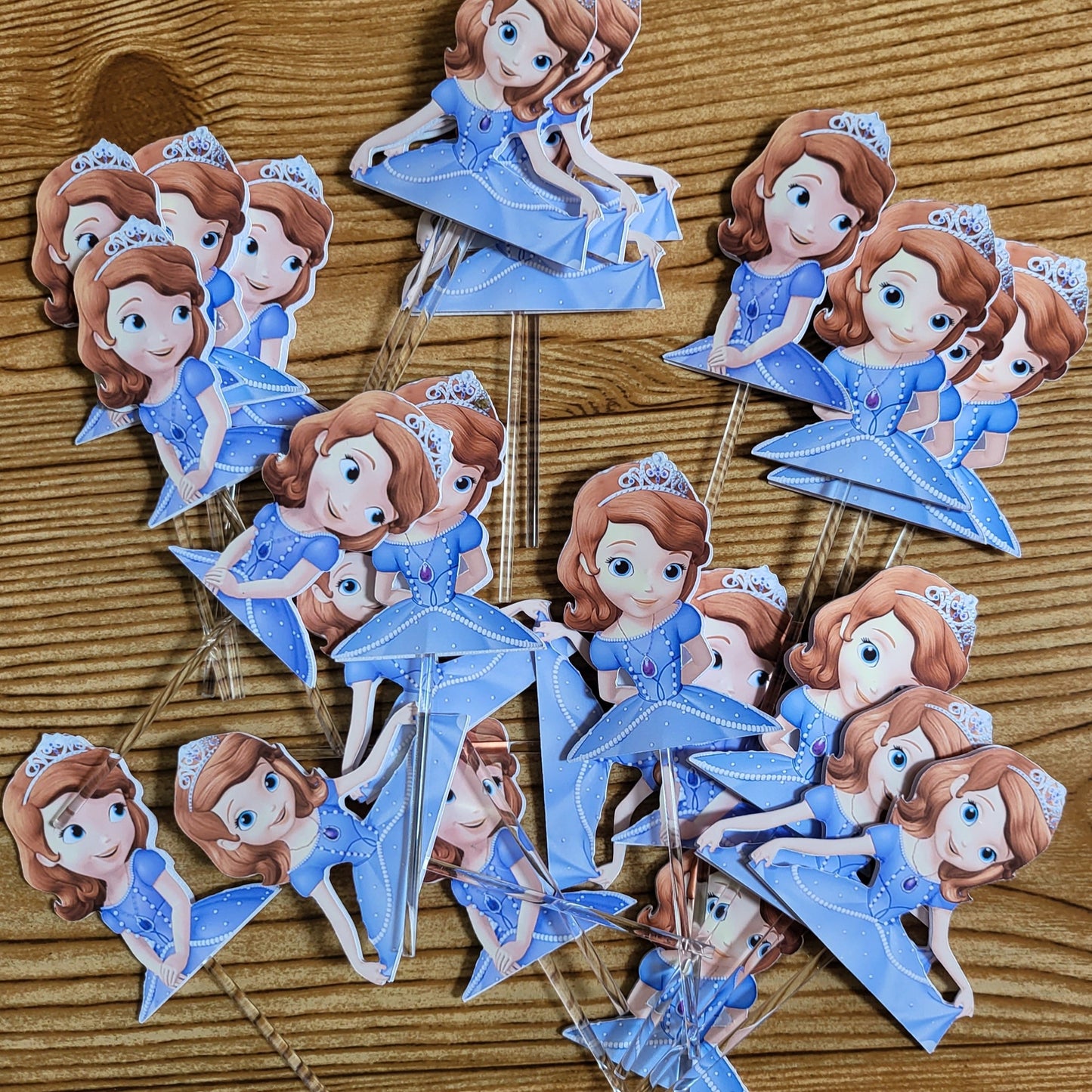 SOPHIA THE FIRST- Cupcake Toppers