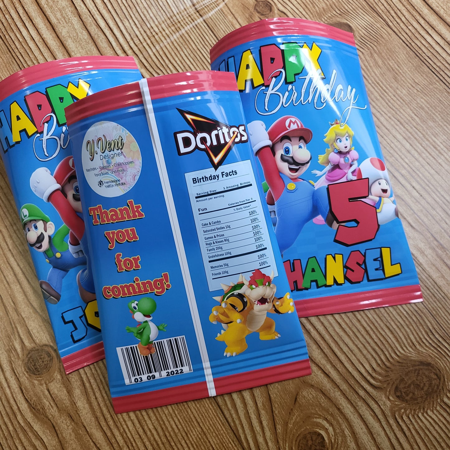 SUPER MARIO- Chips Bags